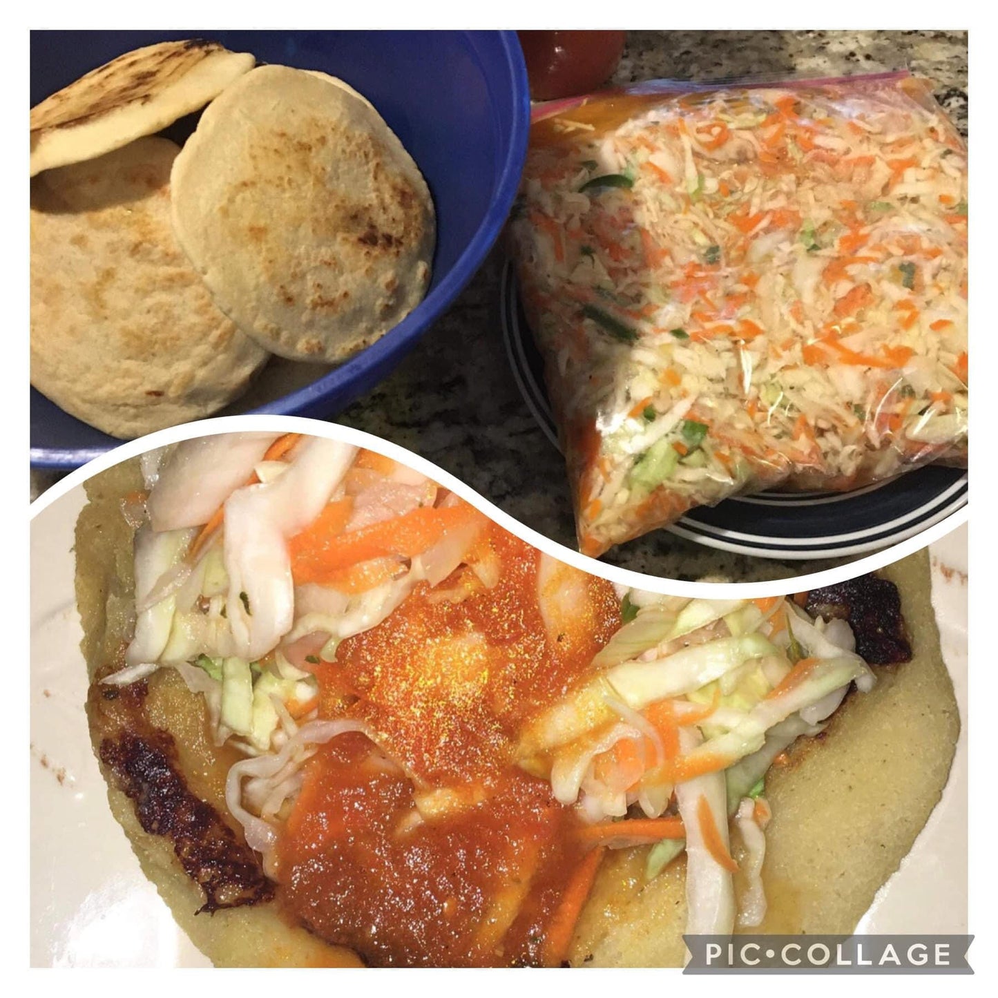 PUPUSAS REVUELTAS/QUESO/FRIJOLES (PUPUSAS WITH MEAT, CHEESE & FRIJOLES / JUST CHEESE OR JUST FRIJOLES)